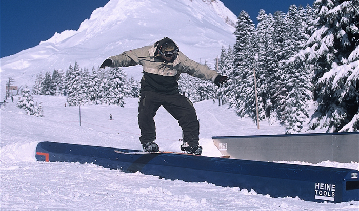 snowboarding mailbox